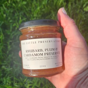 Rhubarb, Plum & Cardamom Preserve (220g) (Jul ’26)