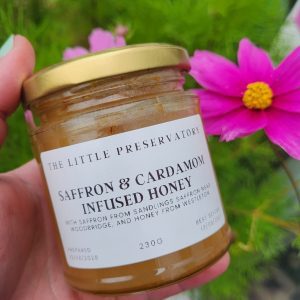 Saffron & Cardamom Infused Honey